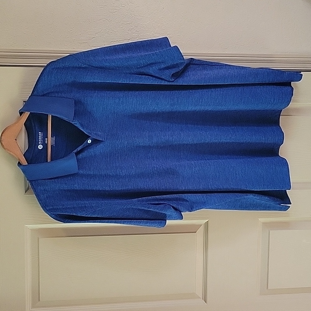 Haggard clothing Co. Size 4X men's blue polo.